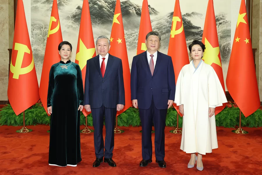 习近平同越共中央总书记、国家主席苏林举行会